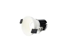 DM201610  Bania 12W Powered by Tridonic 12W 1200lm 3000K 36° Engine; 300mA;White IP65 Fixed Recessed Spotlight Inner Glass cover; 5yrs Warranty